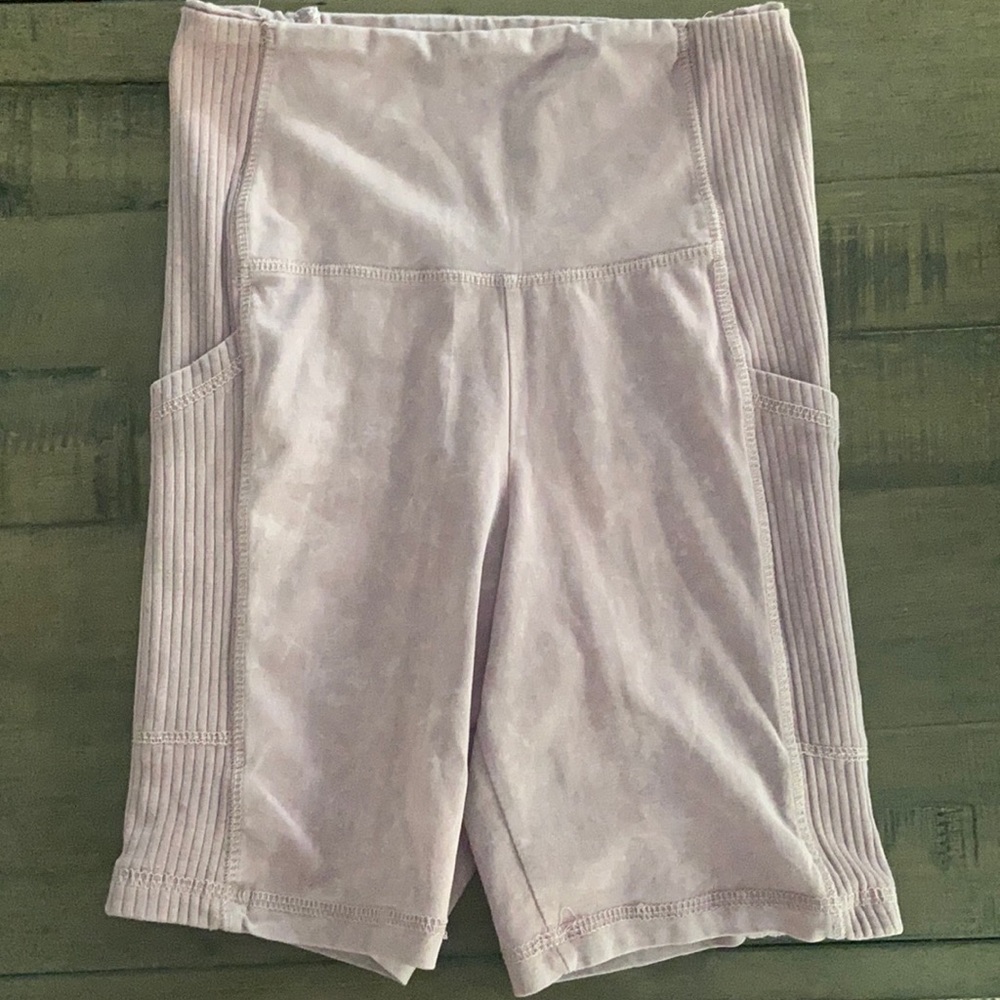 Wallflower mauve biker shorts